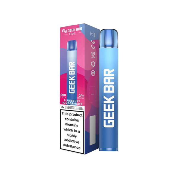 EXPIRED :: 20mg Geekvape Geek Bar E600 Disposable Vape Device 600 Puffs