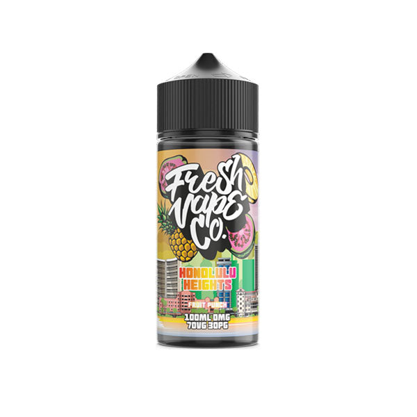 Fresh Vape Co 100ml Shortfill 0mg (70VG/30PG)