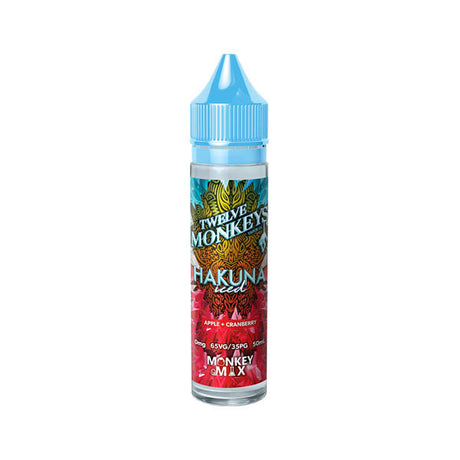 Twelve Monkeys Ice Age 50ml Shortfill 0mg (70VG/30PG)