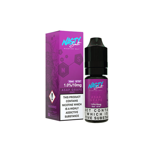 10mg Nasty Salts 10ml Nic Salts (50VG/50PG)