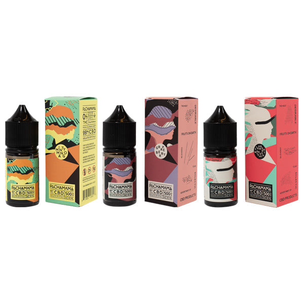 Pachamama 500mg CBD Vaping Liquid 30ml (70PG/30VG)