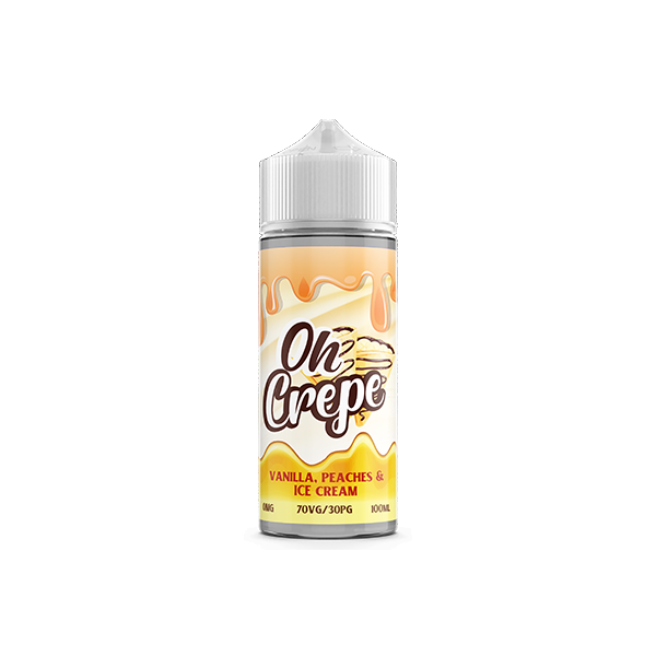 0mg Oh Crepe 100ml Shortfill (70VG/30PG)