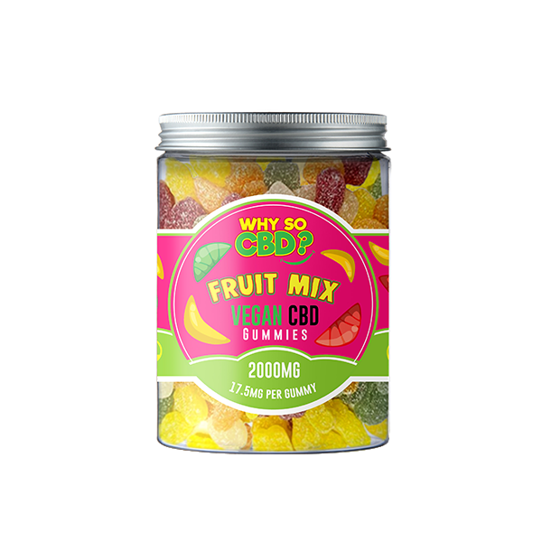 Why So CBD? 2000mg CBD Large Vegan Gummies - 11 Flavours