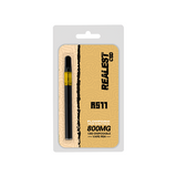 Realest CBD 800mg Flowform Wide Spectrum CBD Disposable Vape Pen 170 Puffs (BUY 1 GET 1 FREE)