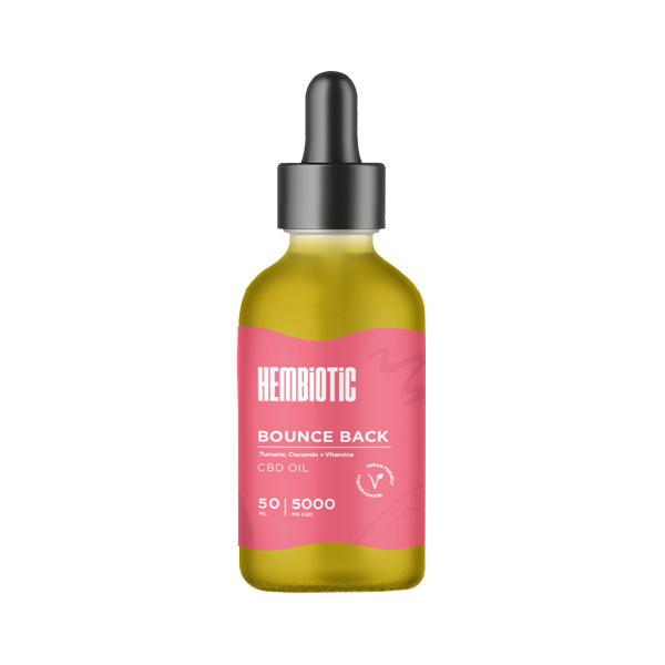 Hembiotic 5000mg Broad-Spectrum Bulk CBD Oil - 50ml