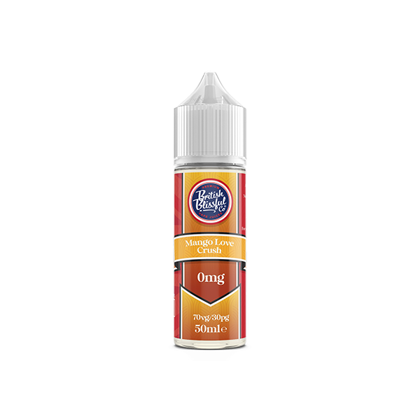 0mg British Blissful 50ml Shortfill (70VG/30PG)