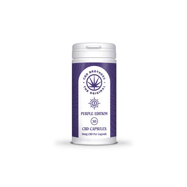 CBD Brothers Purple Edition 480mg CBD/CBDA Vegan Capsules - 30 Caps