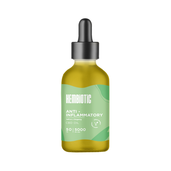 Hembiotic 5000mg Broad-Spectrum Bulk CBD Oil - 50ml